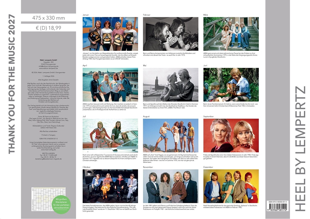 ABBA Calendar